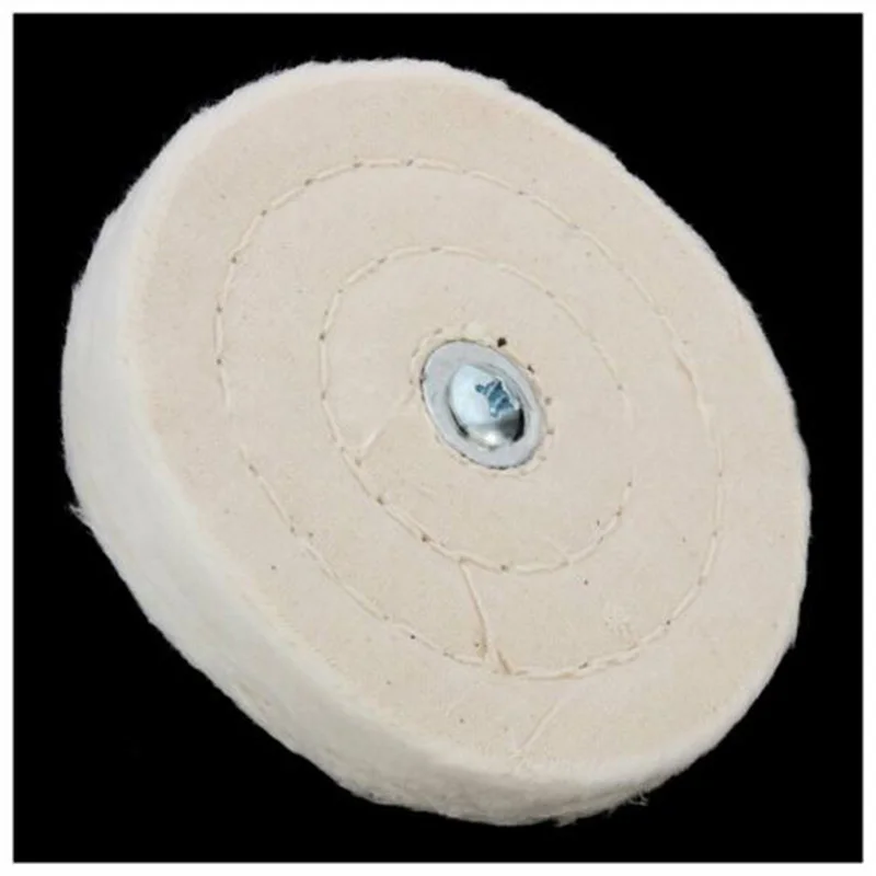 

1X4 Cloth Buffing Polishing Wheel Arbor Buffer Polish Grinder Pad Tool Cotton
