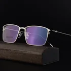 Ульсветильник Легкие мужские очки для близорукости фиксирующее устройство ульсветильник Полуободковые деловые очки из сплава оправа металлические очки по рецепту