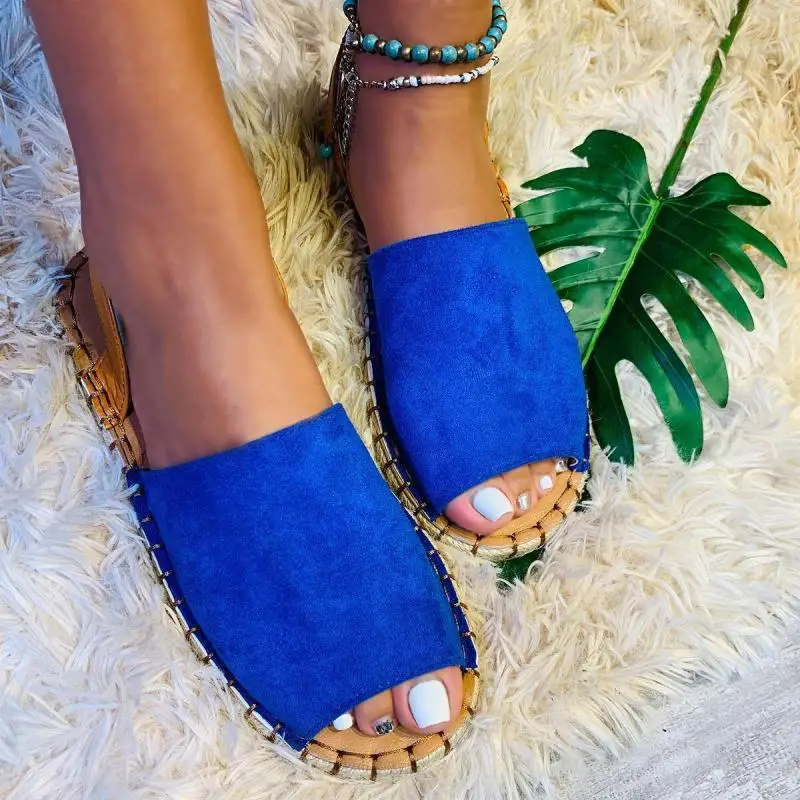 

Women's Sandals Peep Toe Ladies Shoes Sewing Flat Summer Female Slides Slip On Footwear Beach Casual Ytmtloy 2021 Sandalias