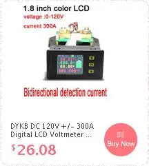 Dykb DC 200V 0-500A кулометр измерителль батареи монитор напряжение тока мощность литий-ионная Lipo Lifepo4 свинцовый тестер кислотности