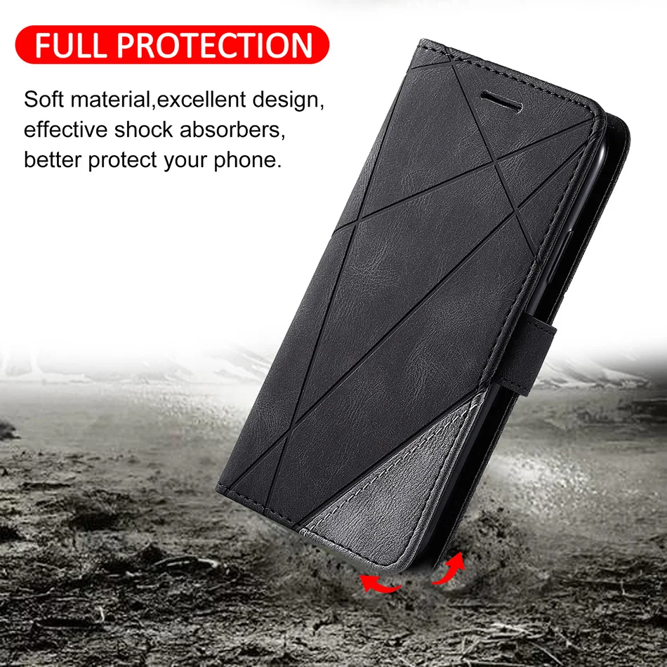 Etui Wallet Flip Stand Case For Redmi 7 7A 8 8A 9 9A 9C 9T 10 Note 7 Pro 8T 9S 10S 11 Pro Xiaomi POCO M3 Pro X3 NFC Cover Fundas