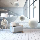 3D обои абстрактная архитектурная космическая Сфера креативная фотография Настенная роспись дом спальня домашний декор настенная ткань Papel De Parede