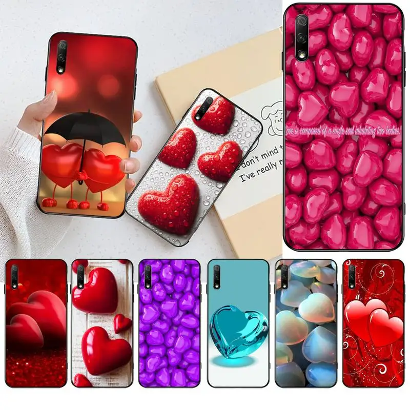 Мягкий черный Чехол Love Stone для телефона Huawei Honor 30 20 10 9 8 8x 8c v30 Lite view pro|Бамперы| |