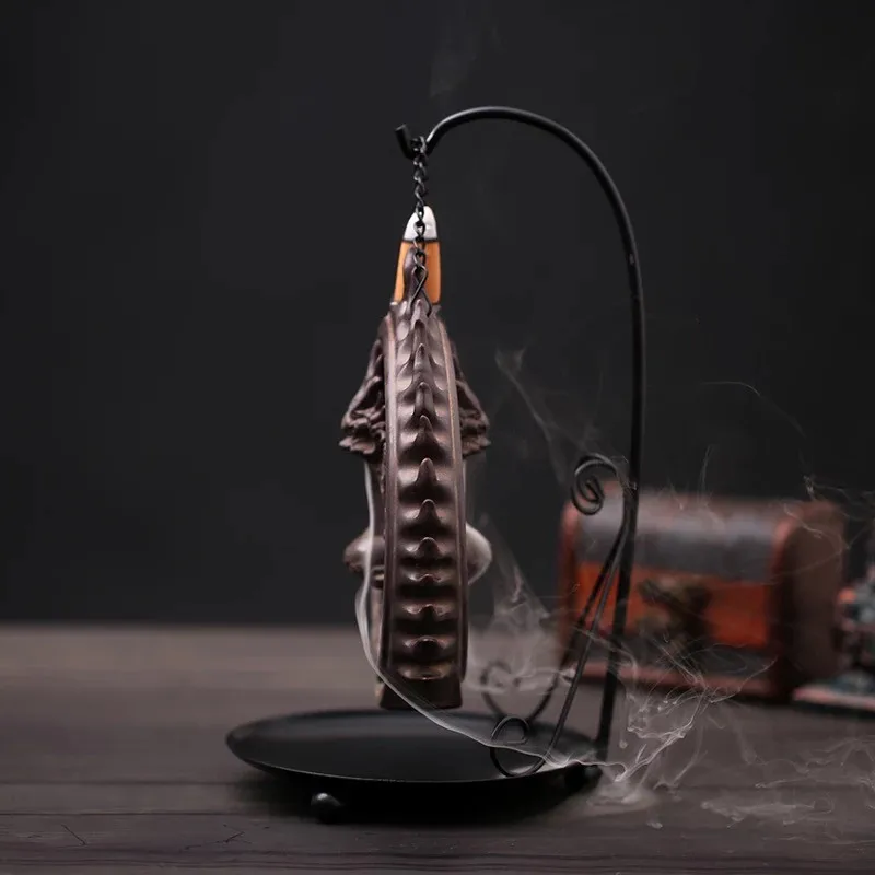 Подвесная горелка для благовоний Dragon Backflow керамический держатель водопад