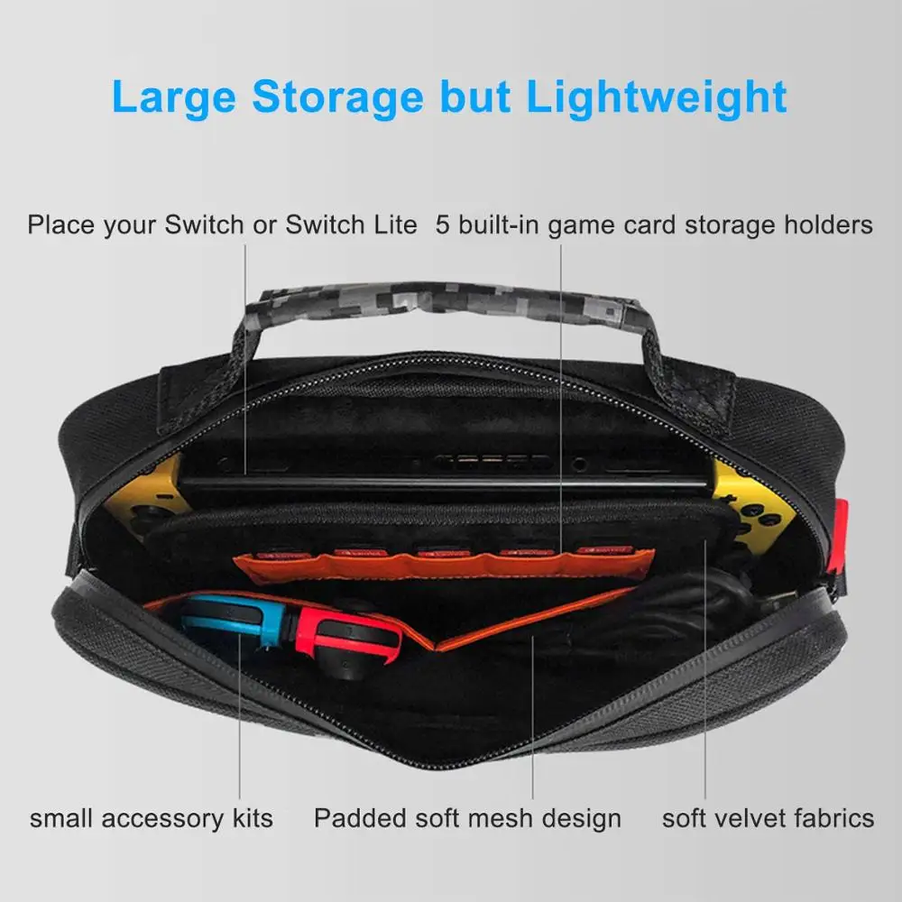 Сумка для хранения Nintendo Switch сумка переноски консоли портативные дорожные сумки