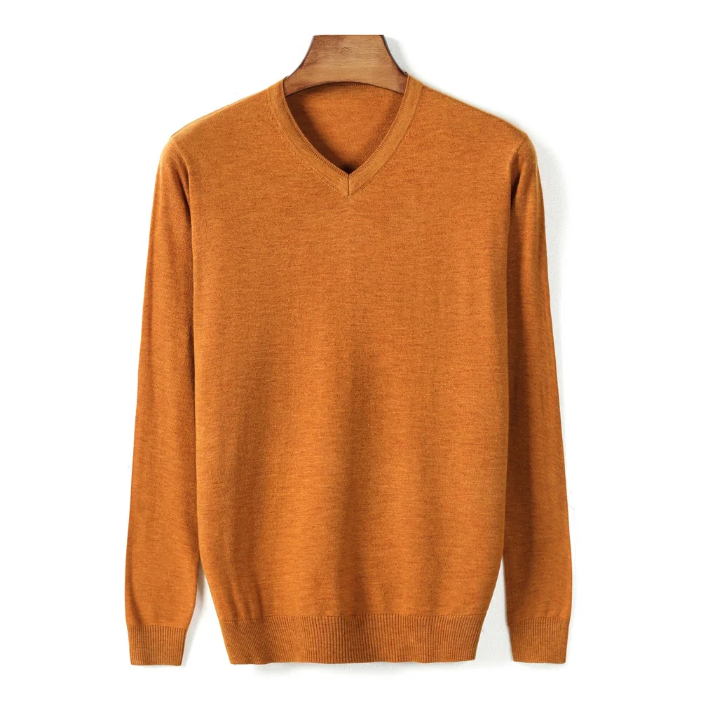 

Hot Sale Casual Fashion Sweater New Men Long Sleeve O Neck Solid Color Jumper Spring Autumn Warm Knitted Sweater Pullover 2021