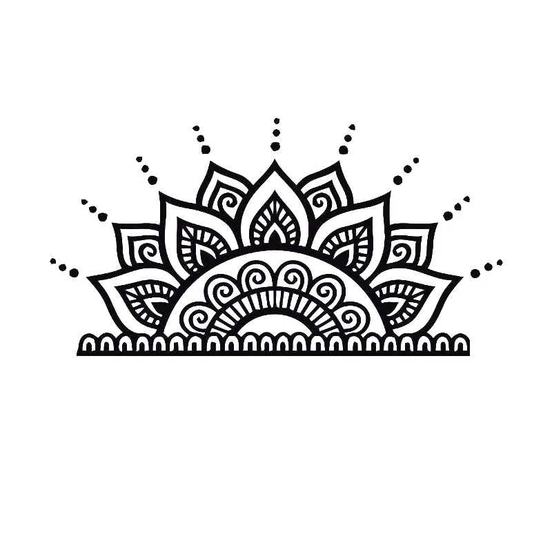 Vinilo декоративные виниловые наклейки для стены в стиле мандалы символ йоги на