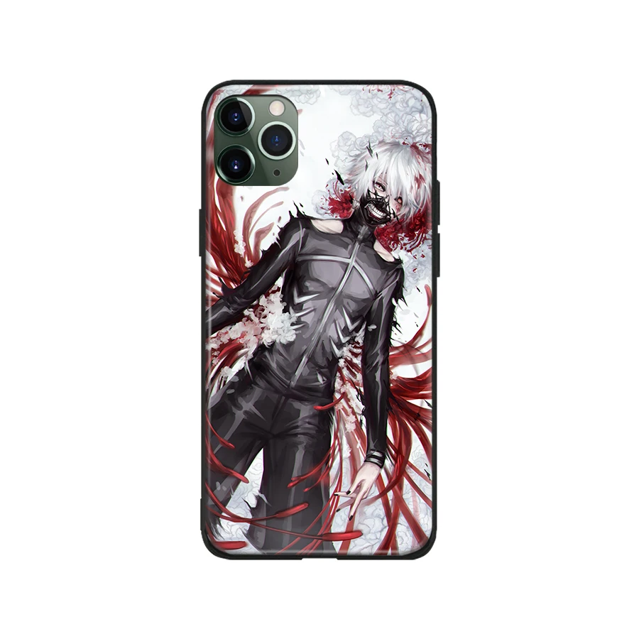 tokyo ghoul rize ken kaneki nashiro kurona for iphone 6 6s 7 8 plus x xr xs 11 pro max soft silicone phone case cover shell free global shipping