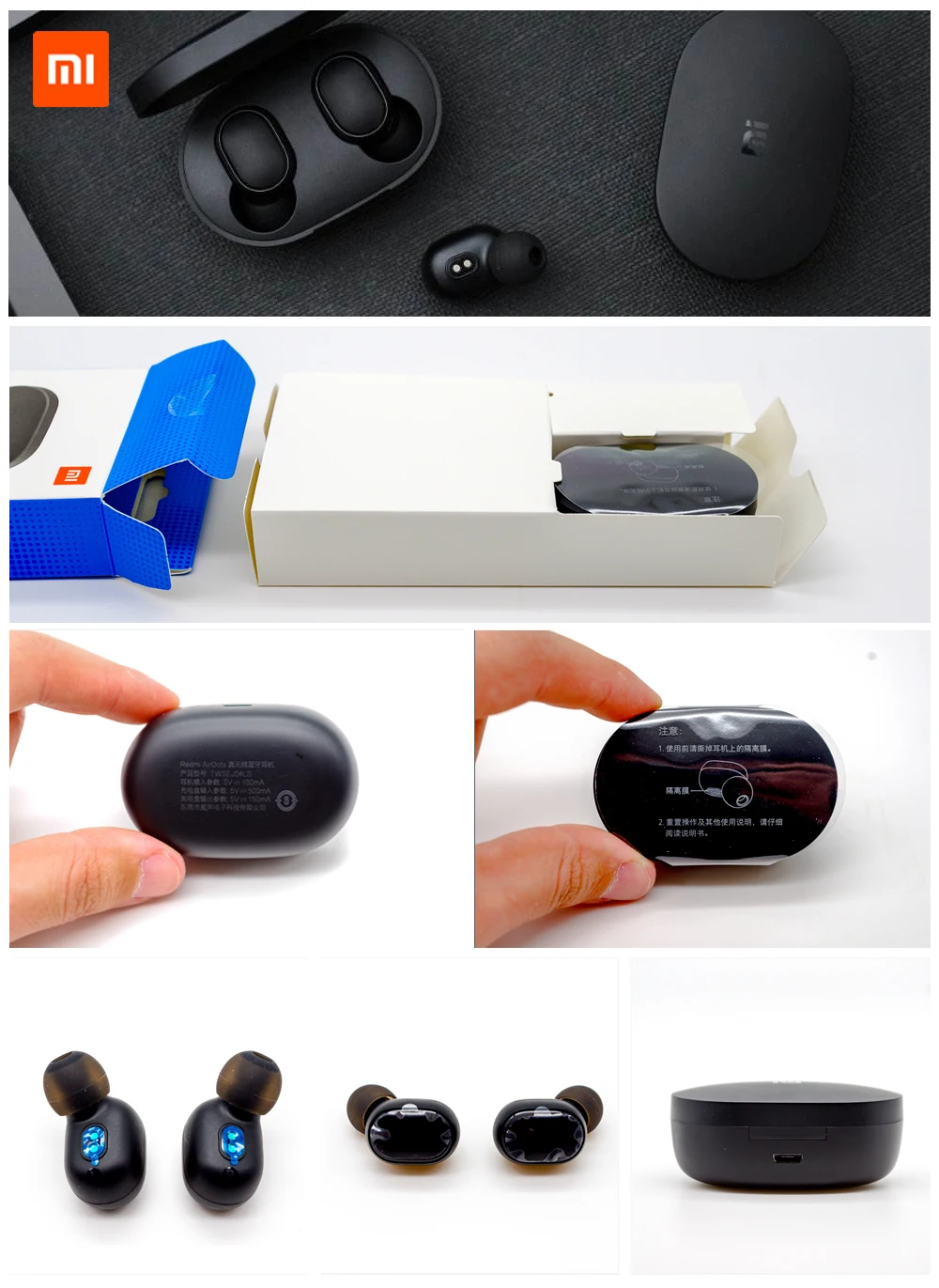 Xiaomi Redmi Airdots TWS Bluetooth 5,0 наушники стерео беспроводные активные шумоподавления с микрофоном свободные Наушники управление AI
