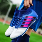 Мужская и женская футбольная обувь FG TF, дышащая футбольная обувь с шипами, спортивные кроссовки для тренировок для мальчиков