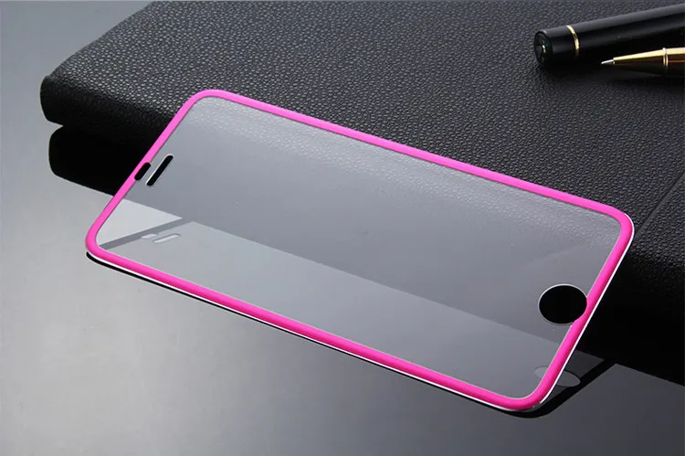 Чехол для iPhone X, 8, 6, 6 S, 7 Plus, 5, 5S, se, 5c, чехол, закаленное стекло, полное покрытие, 3D, изогнутый край, титановая пленка, полное покрытие
