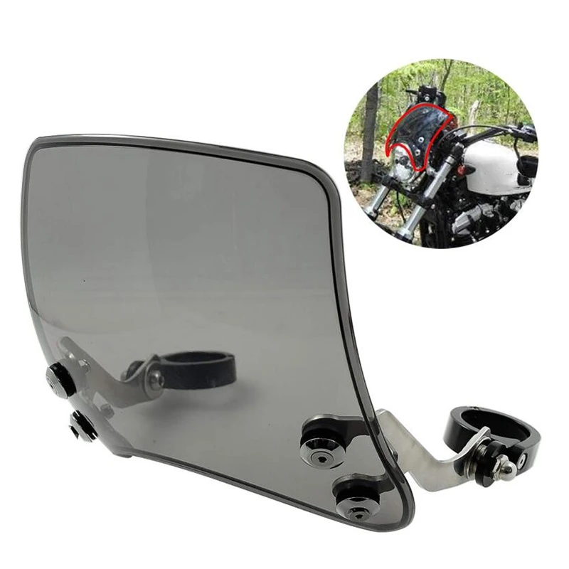 Лобовое стекло мотоцикла Windsn ветровой отражатель круглая фара для Sportster 883 XL883 1200