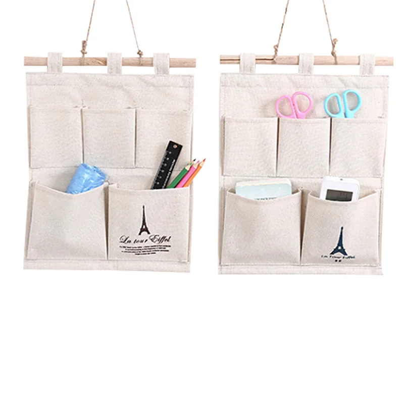 Подвесной органайзер С 5 Карманами Для Ключей от игрушек настенный шкаф для