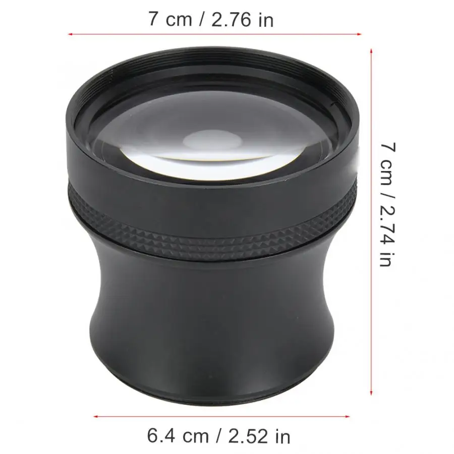 

lentille 58MM 3.5X Universal Metal Teleconverter Telephoto Lens DSLR Cameras Accessory camera len accessories