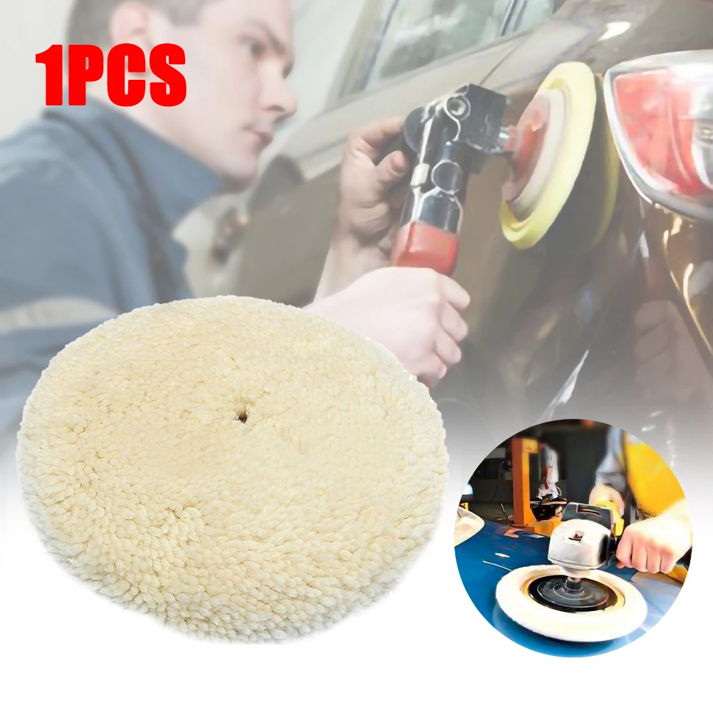 

Hight Quality 7"Inch 180mm Soft Wool Clean Polishing Buffing Bonnet Pad for Car Auto Polisher Accessories Wash Tools