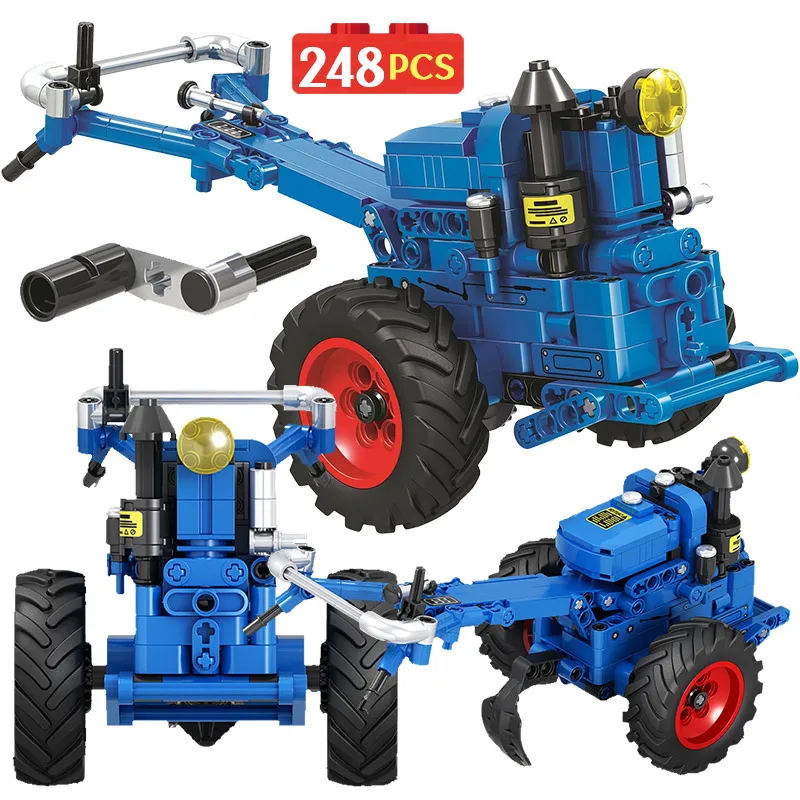 Городские игрушки для детей Классический трактор сделай сам автомобиль