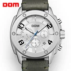 DOM 2019 новые спортивные мужские часы топовый бренд Роскошный хронограф кварцевые часы мужские водонепроницаемые часы мужские часы
