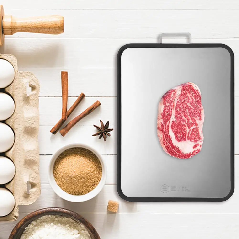 

Multifunctional Thick Double-sided Cutting Board Stainless Steel Household Anti-mold Board Kitchen Kneading Cutting Board