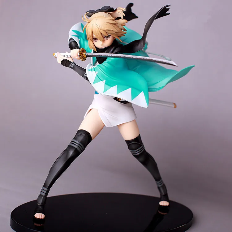 21 см фигурку аниме Fate Grand для KOHA ACE Okita Souji Сакура сабля Боевая версия PVC Моделя с
