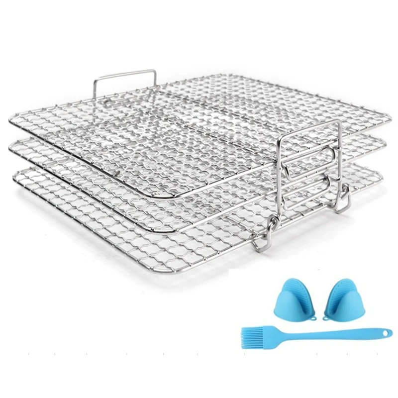 

Air Fryer Rack For Ninja Air Fryer,Multi-Layer Dehydrator Rack Toast Rack Air Fryer Accessorie For Ninja Air Fryer Ninja