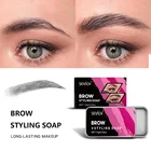 15 г 3D, устойчивые к воде, бровей установка гель Водонепроницаемый макияж гель мыло, устойчивые к воде, комплект длительный легко носить натуральные TSLM2