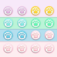 iben cute cat paw claw thumb stick grip cap joystick cover for nintend switch lite joy con controller gamepad thumbstick case