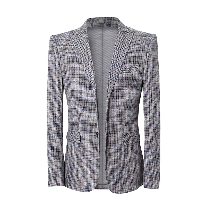 Мужской деловой костюм на каждый день Тонкий свадьбу английский стиль