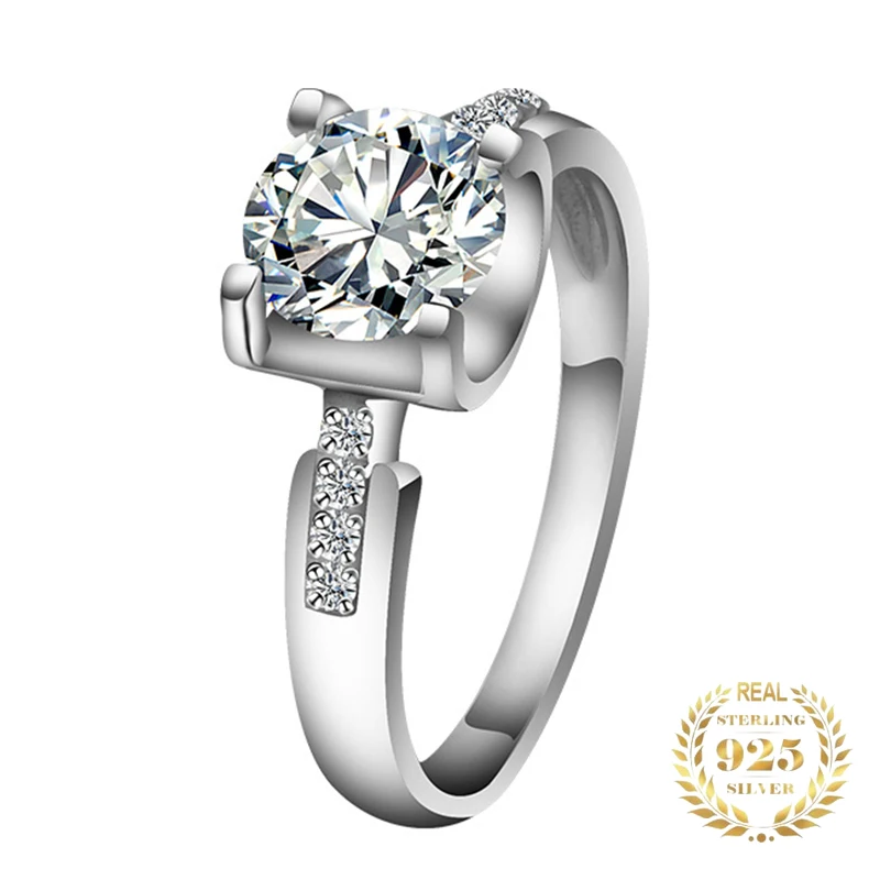 

Женское кольцо из серебра 925 пробы, с бриллиантами