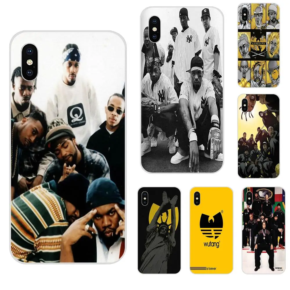 Крутой Wu Tang Clan прозрачный ТПУ чехол для Apple iPhone 4 4S 5 5C 5S SE 6 6S 7 8 Plus X XS Max