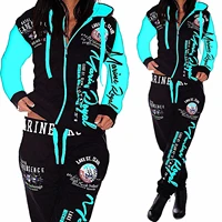 zogaa 2019 new womens sets hoodiespants 2 piece set warm ladies printed women outfits hip pop matching suit women tracksuit
