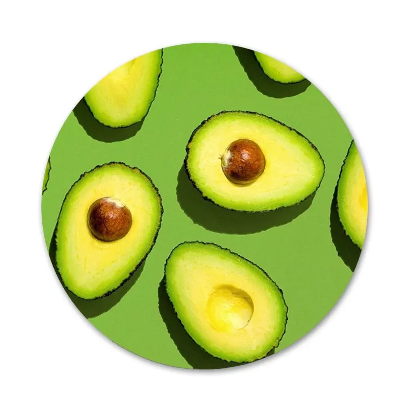 Милые значки с изображением авокадо еды металлические для фотографий | Дом и сад