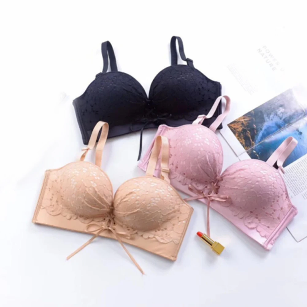 Бюстгальтер-невидимка женский кружевной без бретелек с чашкой пуш-ап | Красота и