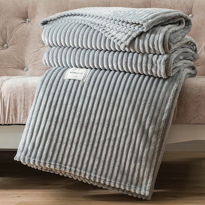 Супермягкое одеяло для дивана из кораллового флиса офисное кровати полотенце