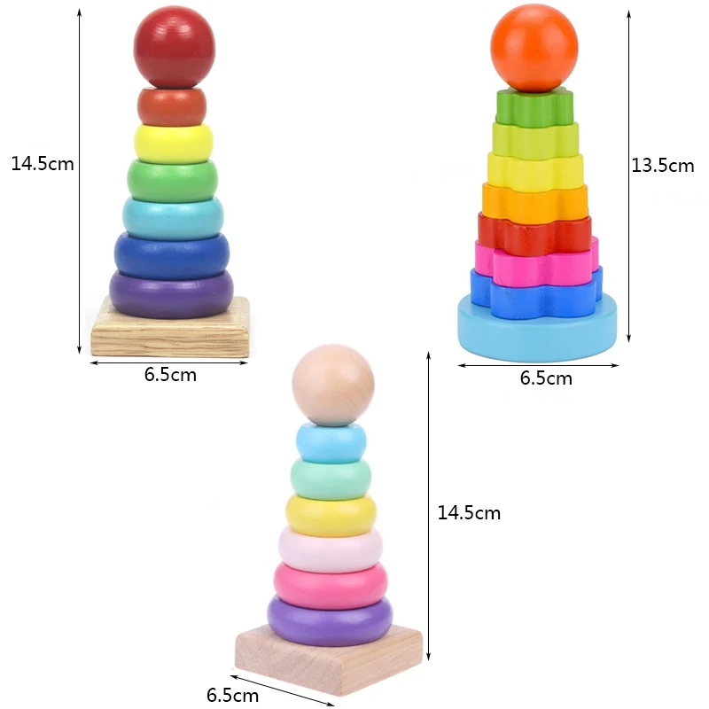 Детская развивающая математическая игрушка Монтессори деревянные мини-круги