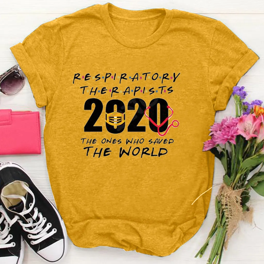 

KANCOOLD top t-shirt Womens 2020 letter Print Short Sleeve T-shirt Xmas short Sleeve Summer Tops Harajuku top women 2020Apr20