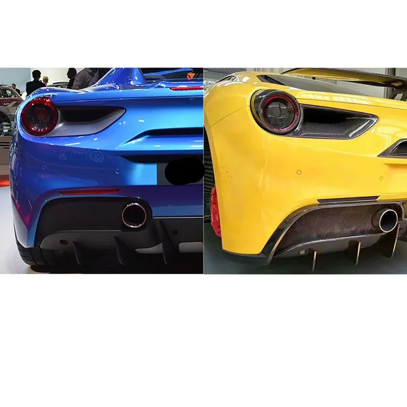 

Fit For Ferrari 488 2015-2019 Real Carbon Fiber Rear Fog Lamp Frame Modification Accessories-2 Hardware