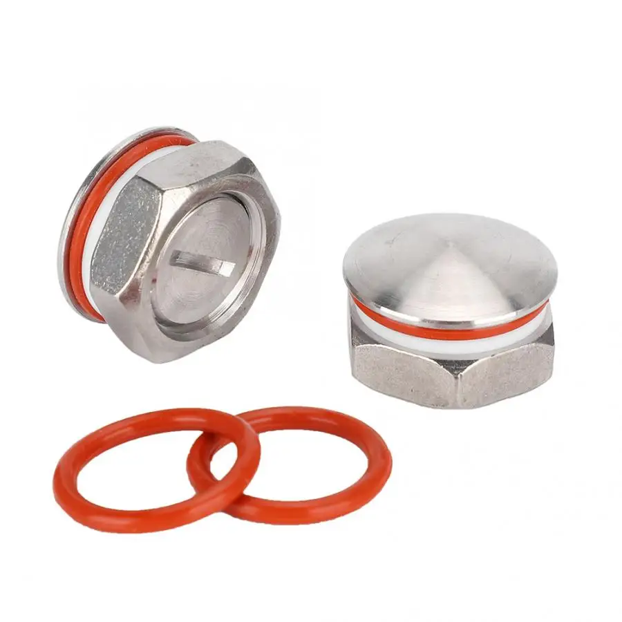 

Homebrew 2pcs G1/2in Kettle Plug Stainless Steel Homebrew Kettle Beer Barrel Plug Fitting for 20.8mm Hole Beer