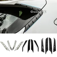 car rear window side cover for toyota highlander kluger 2020 2021 2022 tail spoiler side triangle wing trim panel accessories