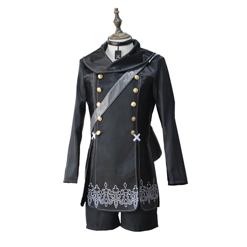 Game NieR:Automata Cosplay Costumes YoRHa 9 Gou S Gata Costume 9S Uniform Halloween Men Anime Cloth | Тематическая одежда и