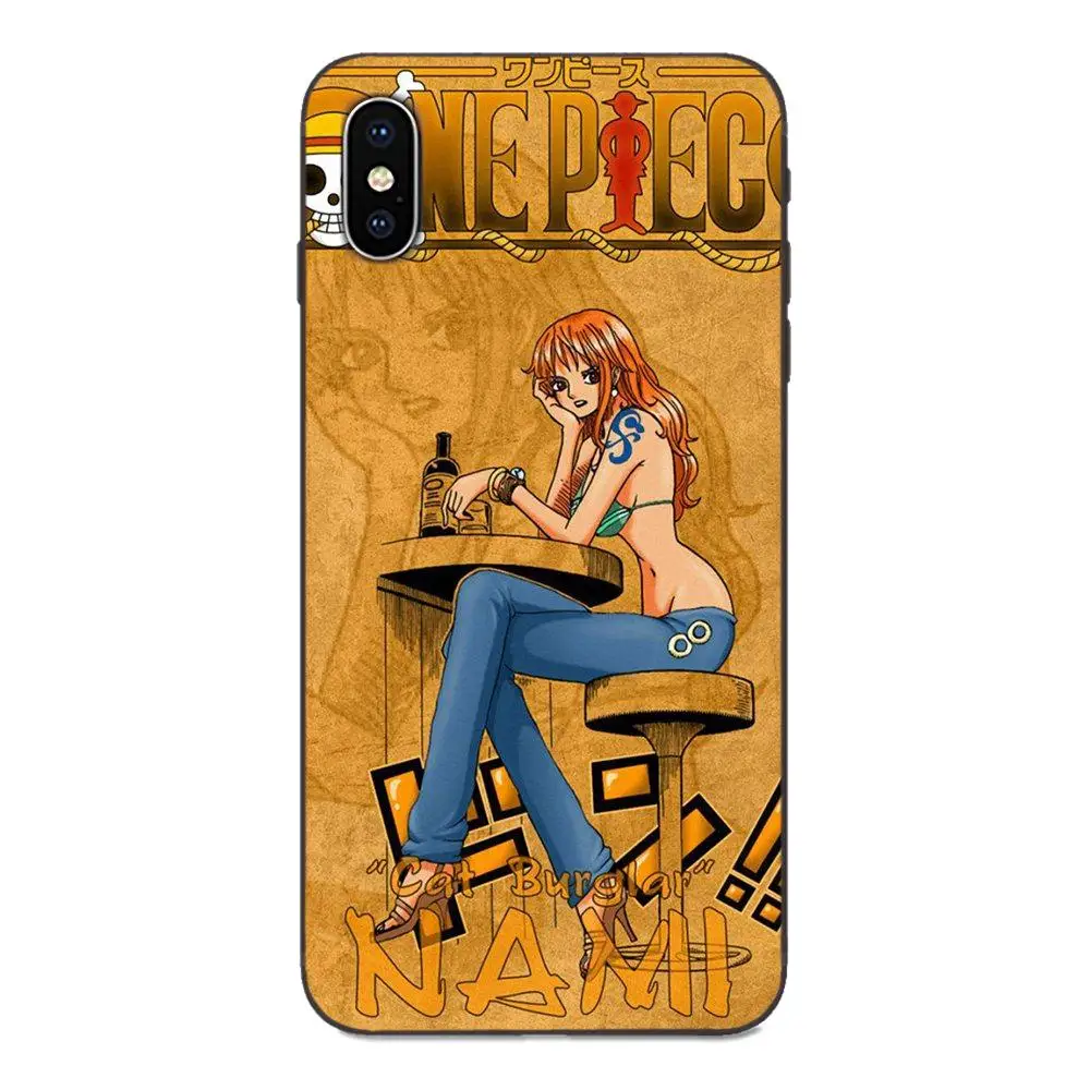 For Huawei Honor 5A 6A 6C 7A 7C 7X 8 8A 8C 8X 9 9X 10 10i 20 Lite Pro Soft Case Cover Anime One Piece Nami | Мобильные телефоны и