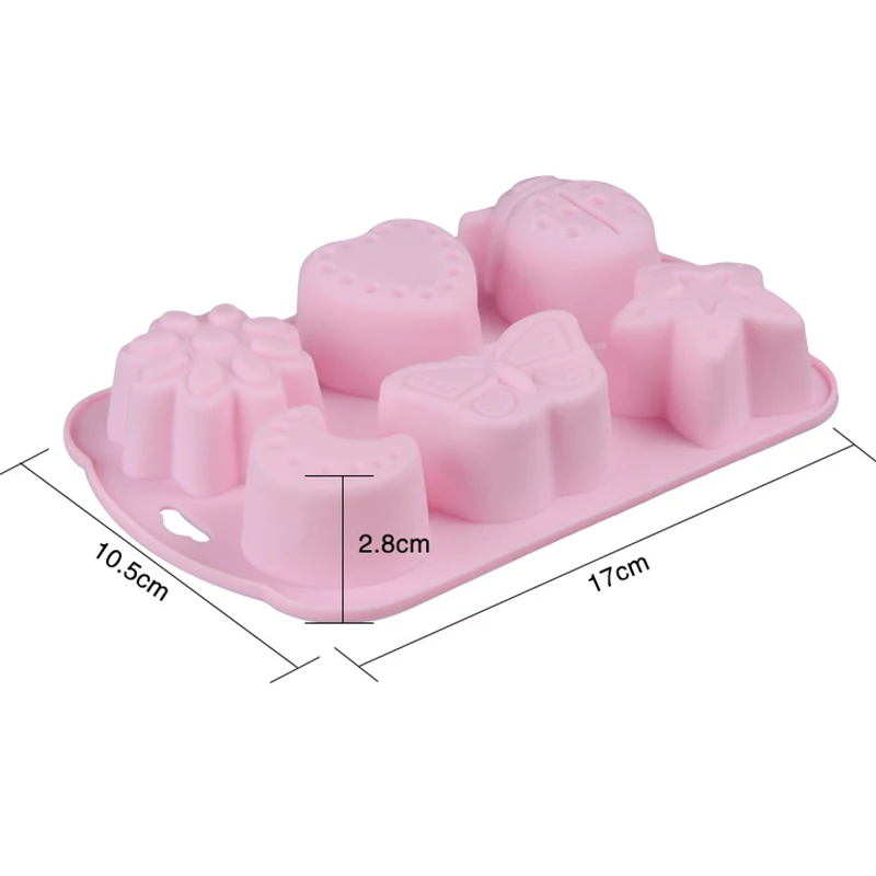 3D насекомые силиконовая форма для шоколада Сделай Сам бабочка Луна Звезда