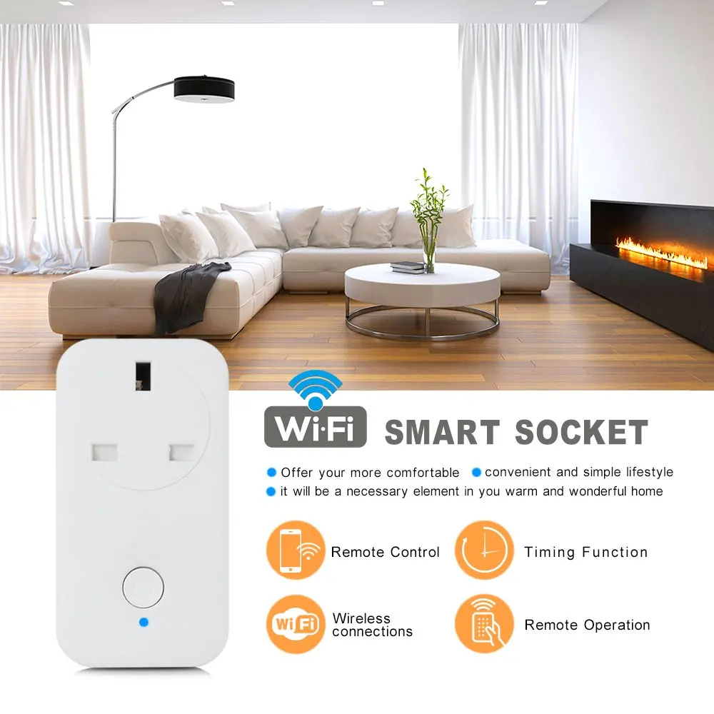 Умный дом WIFI переключатель Smart Socket для Apple Homekit ALexa Echo Google Home Адаптер ЕС США Siri Voice