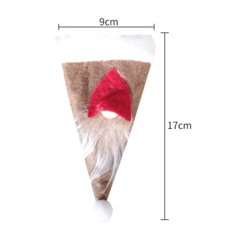 

Christmas Hat Fork Package Bag Decoration Bag Fork Set Of Christmas Supplies N
