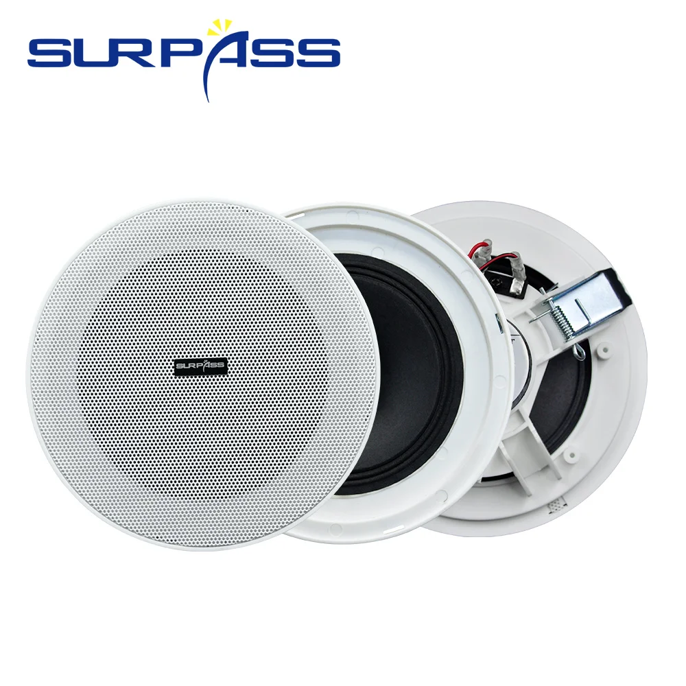 Система PA со встроенным потолочным динамиком 10 Вт Hi-Fi стереозвук настенный