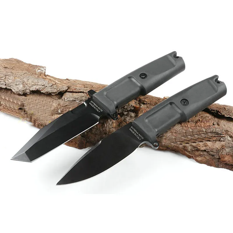 

MANCROZ Fixed Blade Tactical Straight knife Rubber and plastic handle Extrema Survival Rescue knives camping EDC tool Ratio