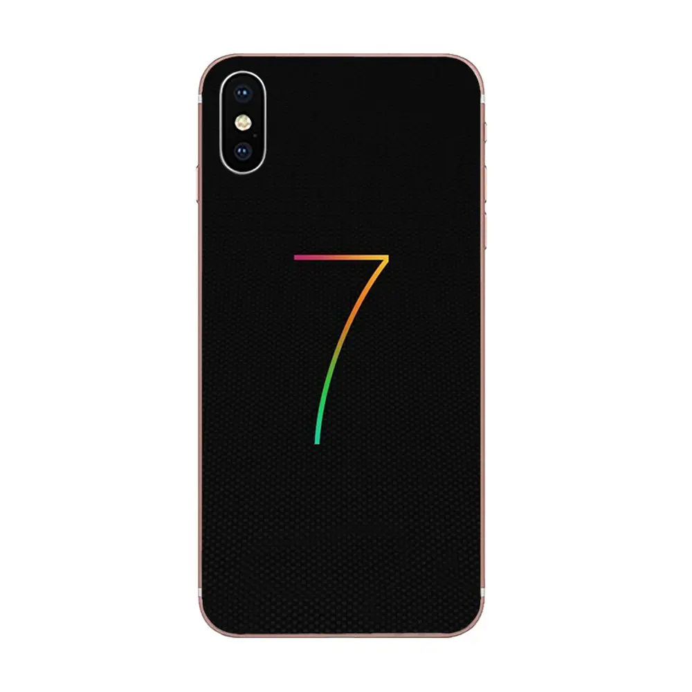 Стильный силиконовый чехол для телефона Lucky Number 7 Galaxy J1 J2 J3 J330 J4 J5 J6 J7 J730 J8 2015 2016 2017