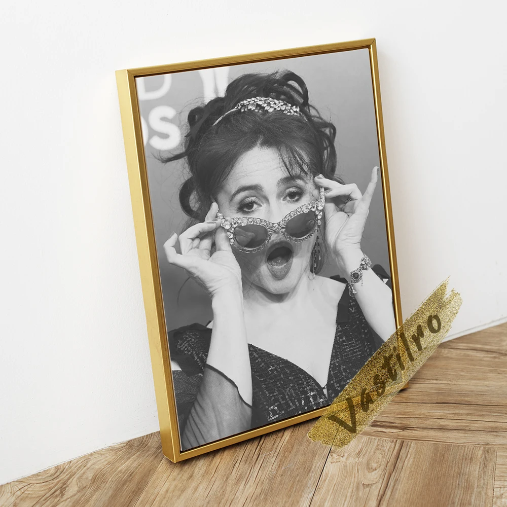 Постер Helena Bonham Carter Красота Искусство на стене Красивая женщина Актер Портрет Печатные изображения.