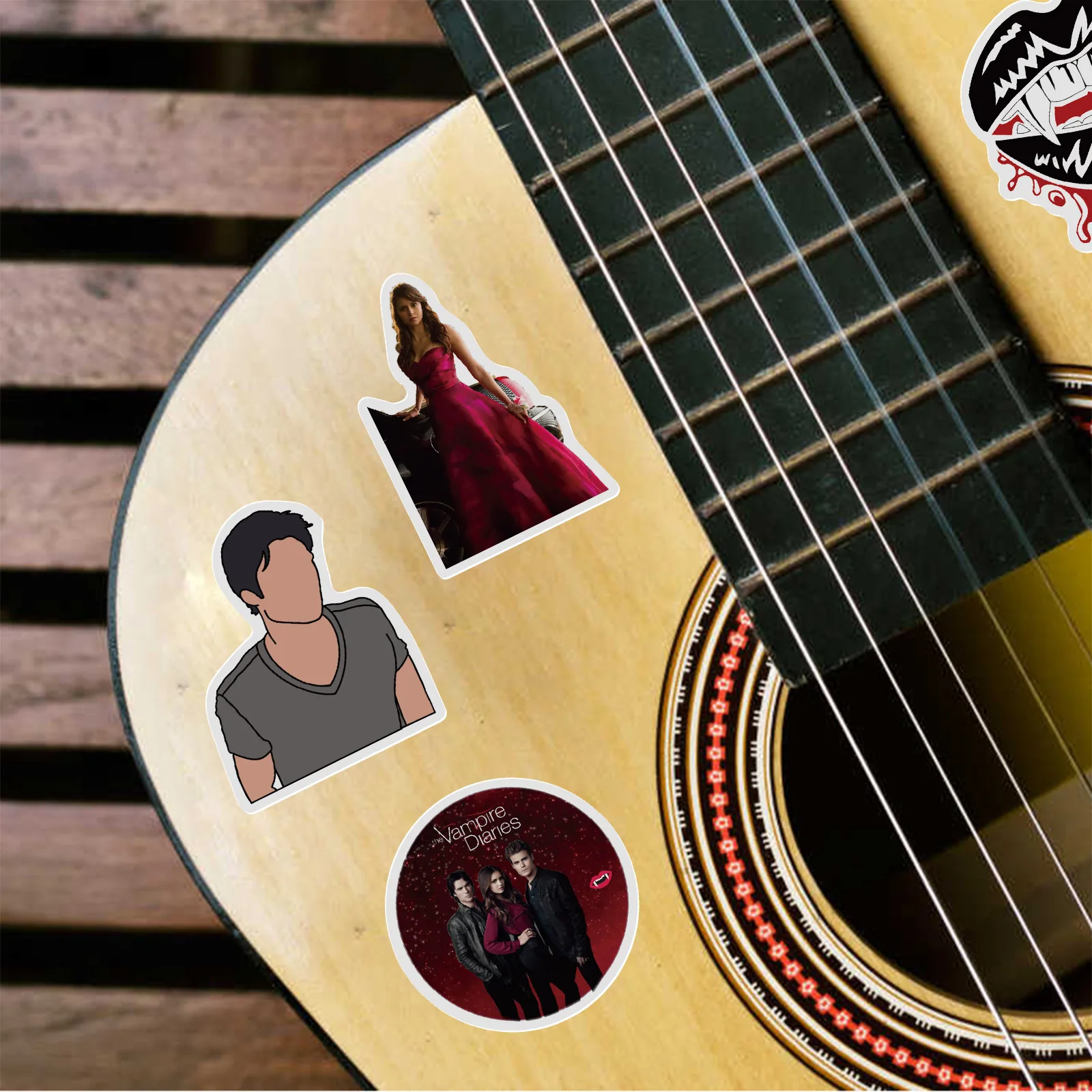 

10/50/100Pcs TV Series The Vampire Diaries Stickers for DIY Toy Luggage Guitar Laptop Skateboard Scrapbook Mobile Decals Sticker