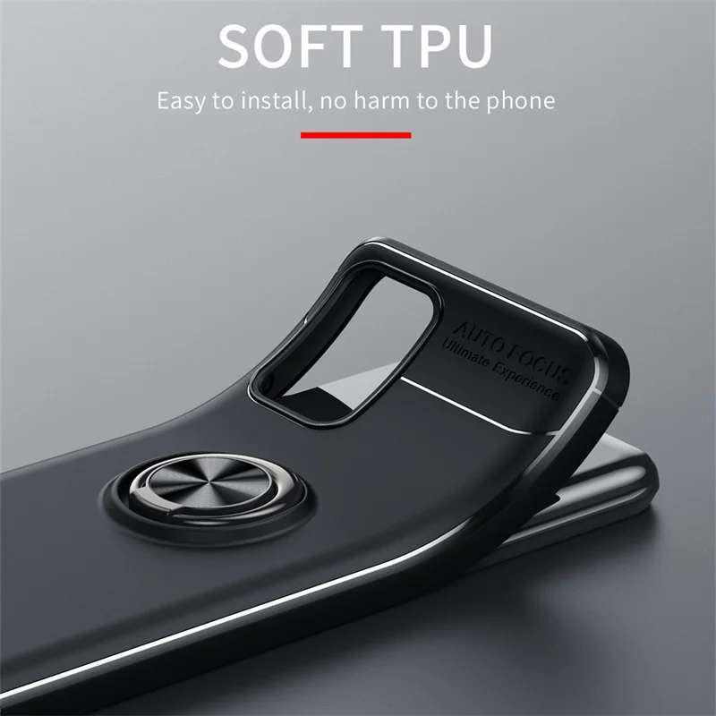 for oppo realme narzo 50i case for realme narzo 50i cover back soft ring magnetic holder for cover oppo realme narzo 50i fundas free global shipping