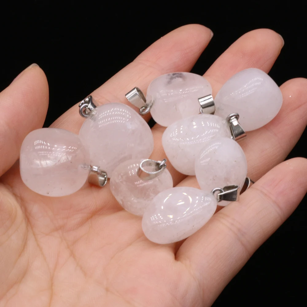 

Best-selling New Product Natural Stone Semi-precious Stone Pendant Irregular Shape Exquisite Pendant Jewelry Size 15x20-18x25mm